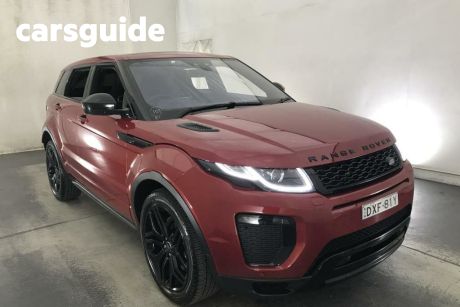 Red 2017 Land Rover Range Rover Evoque Wagon SD4 (177KW) HSE Dynamic