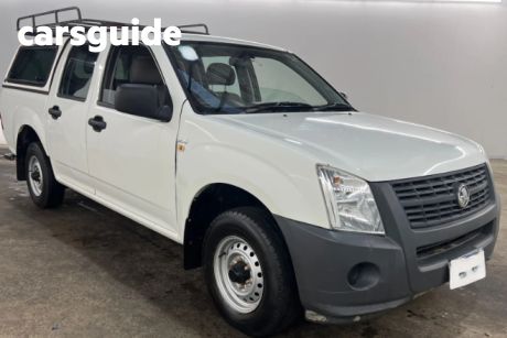 White 2007 Holden Rodeo Crew Cab Pickup DX