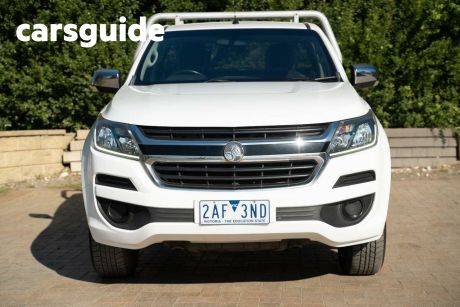 White 2019 Holden Colorado Cab Chassis LS (4X4) (5YR)