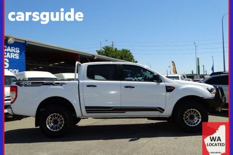 White 2018 Ford Ranger Double Cab Chassis XL 2.2 (4X4)