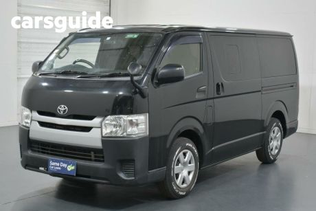 Black 2019 Toyota HiAce Commercial