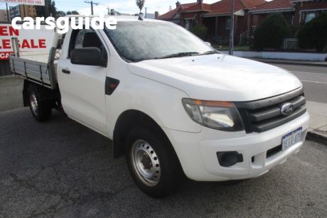 White 2013 Ford Ranger Cab Chassis XL 2.5 (4X2)