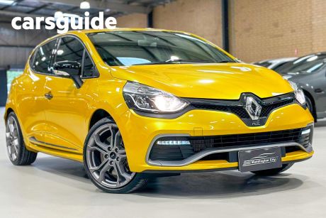 Yellow 2015 Renault Clio Hatchback RS 200 Sport