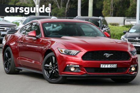 Red 2015 Ford Mustang Coupe Fastback 2.3 Gtdi
