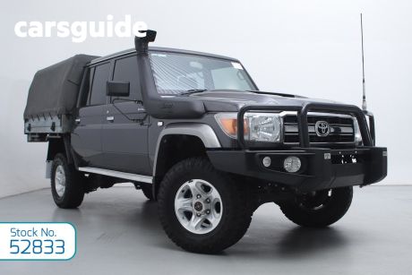 Grey 2019 Toyota Landcruiser Double Cab Chassis GXL (4X4)
