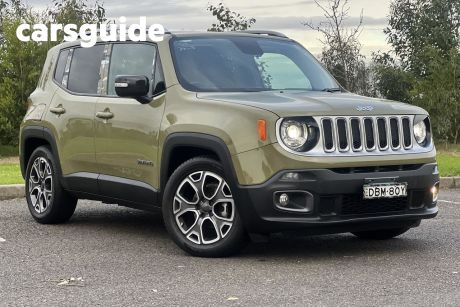 Green 2015 Jeep Renegade Wagon Limited