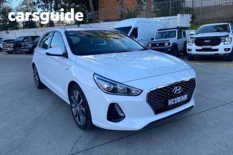 White 2018 Hyundai I30 Hatchback Trophy Limited Edition
