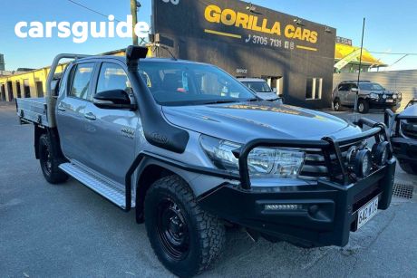 Silver 2016 Toyota Hilux Ute Tray GUN126R SR Cab Chassis Double Cab 4dr Man 5sp 4x4 2.8DT