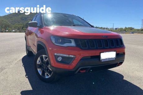 Red 2017 Jeep Compass Wagon Trailhawk (4X4 Low)