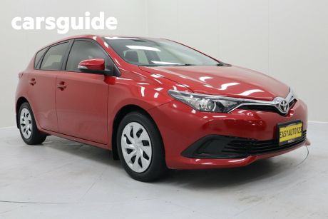 Red 2018 Toyota Corolla Hatchback Ascent