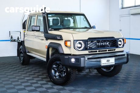 Green 2023 Toyota Landcruiser 70 Series Double Cab Chassis LC79 GXL