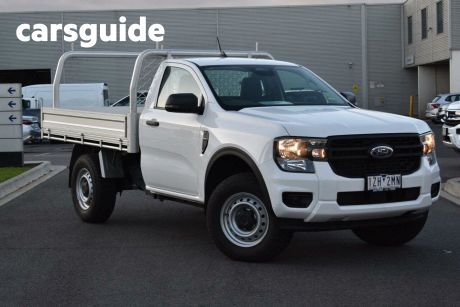 White 2023 Ford Ranger Cab Chassis XL 2.0 (4X4)