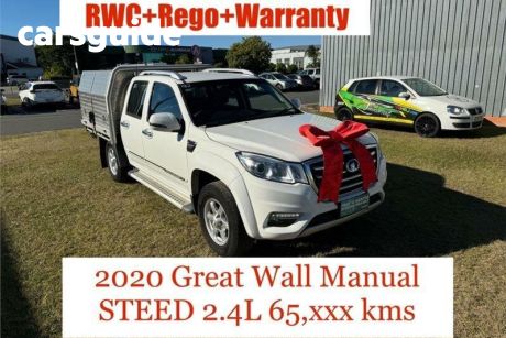 White 2020 Great Wall Steed Dual Cab Utility (4X2)