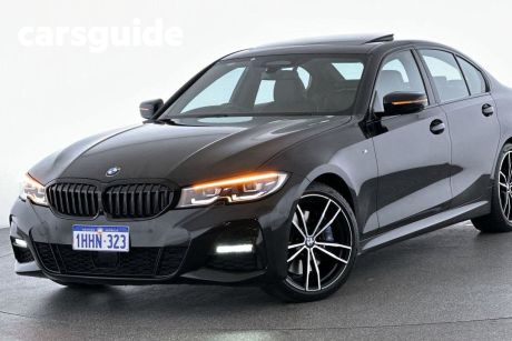 Black 2019 BMW 330I Sedan M-Sport
