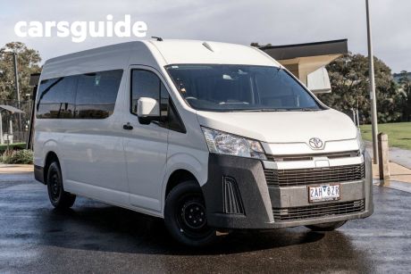 White 2021 Toyota HiAce Commercial