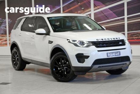 White 2017 Land Rover Discovery Sport Wagon TD4 180 SE 5 Seat