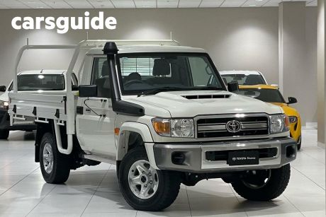 White 2023 Toyota Landcruiser 70 Series Cab Chassis LC79 GXL