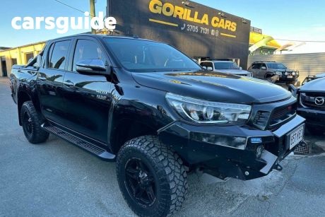 Black 2016 Toyota Hilux Ute Tray SR5 Double Cab