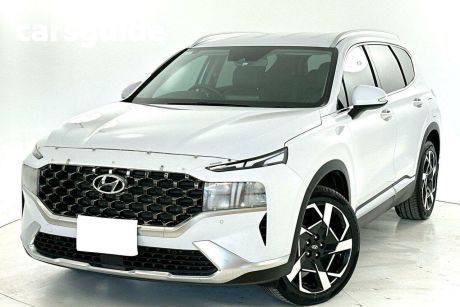 White 2021 Hyundai Santa FE Wagon Elite MPI (2WD)