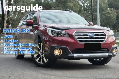 Red 2016 Subaru Outback Wagon 2.0D Premium
