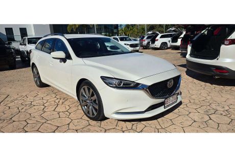 White 2019 Mazda 6 Wagon GT