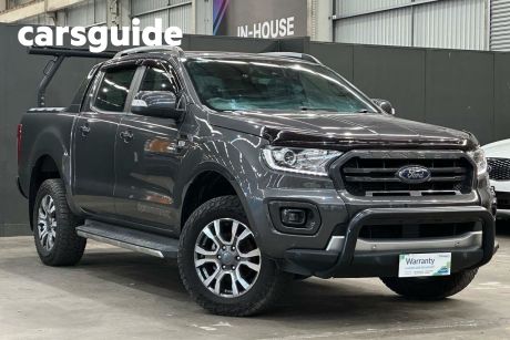 Grey 2018 Ford Ranger Double Cab Pick Up Wildtrak 3.2 (4X4)