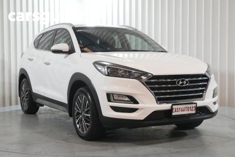 White 2018 Hyundai Tucson Wagon Elite Crdi (awd)