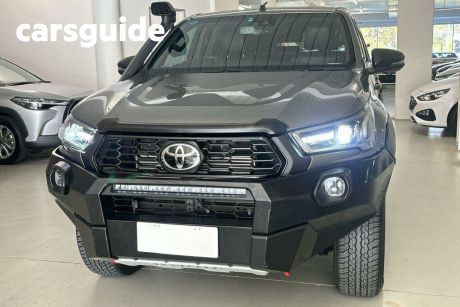 Brown 2020 Toyota Hilux Double Cab Pick Up Rugged X (4X4)