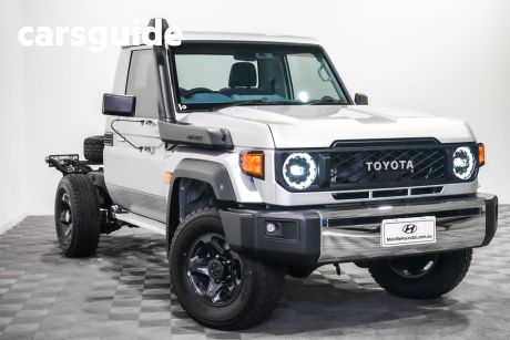 Silver 2024 Toyota Landcruiser 70 Series Cab Chassis LC79 GXL