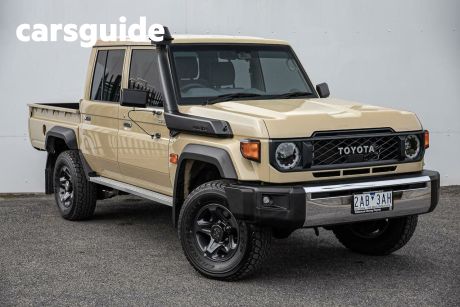 Gold 2023 Toyota Landcruiser 70 Series Double Cab Chassis LC79 GXL