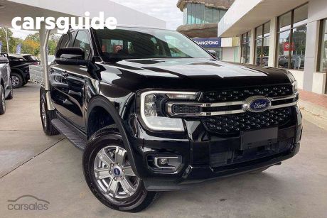 Black 2023 Ford Ranger Double Cab Chassis XLT 3.0 (4X4)
