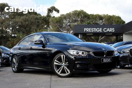 Black 2016 BMW 420I Coupe Gran Coupe Modern Line