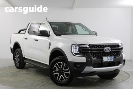 White 2024 Ford Ranger Double Cab Pick Up Sport 2.0 (4X4)