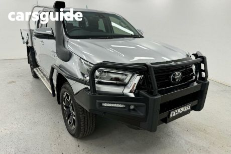 Silver 2023 Toyota Hilux Double Cab Chassis SR5 (4X4)