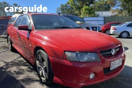 Red 2005 Holden Crewman Crew Cab Utility