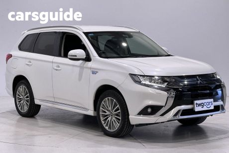 White 2019 Mitsubishi Outlander Wagon Phev (hybrid) ES Adas