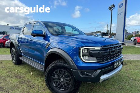 Blue 2024 Ford Ranger Double Cab Pick Up Raptor 3.0 (4X4)