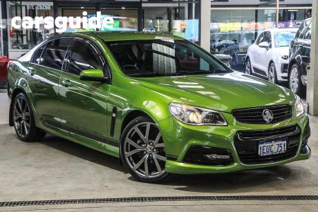 Green 2015 Holden Commodore Sedan SV6 Lightning