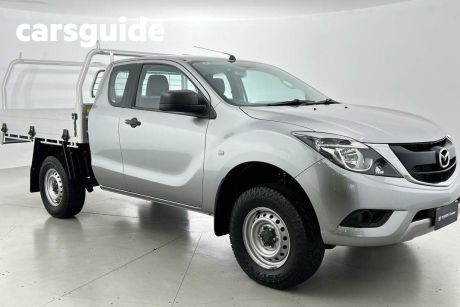 Silver 2017 Mazda BT-50 Freestyle Cab Chassis XT (4X2)