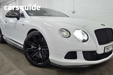 White 2013 Bentley Continental Coupe GT Speed