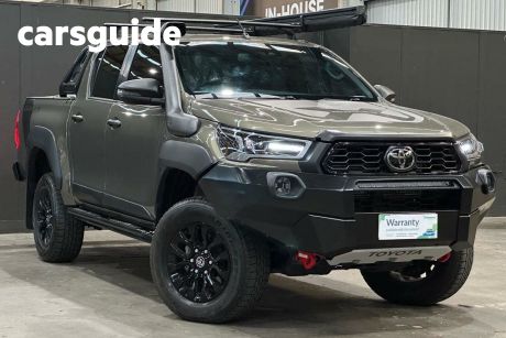 Brown 2021 Toyota Hilux Double Cab Pick Up Rugged X (4X4)