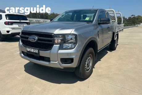 Silver 2022 Ford Ranger Super Cab Chassis XL 2.0 (4X4)
