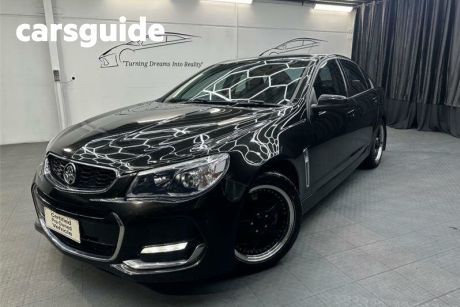 Black 2016 Holden Commodore Sedan SV6 Reserve Edition