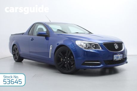 Blue 2015 Holden UTE Utility