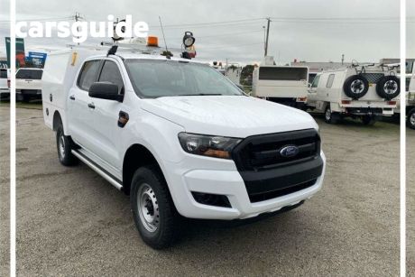 White 2018 Ford Ranger Crew Cab Chassis XL 3.2 (4X4)