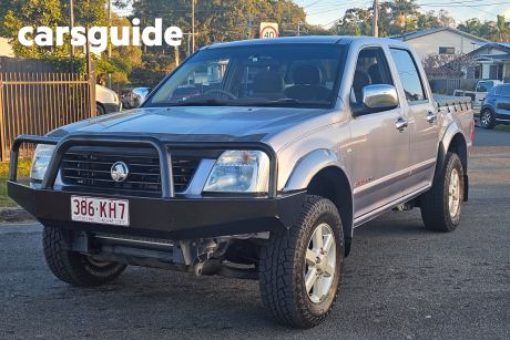 Silver 2004 Holden Rodeo Crew Cab Pickup LT (4X4)