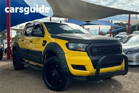 Yellow 2016 Ford Ranger Crew Cab Pickup XL 2.2 HI-Rider (4X2)