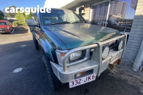 Green 2001 Toyota Hilux Dual Cab Pick-up