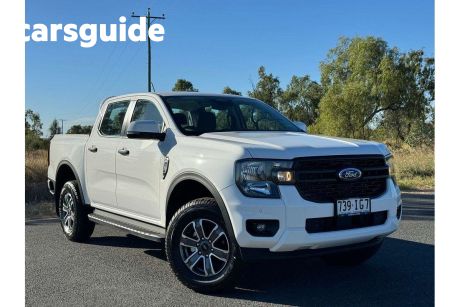 White 2023 Ford Ranger Double Cab Pick Up XLS 2.0 (4X4)