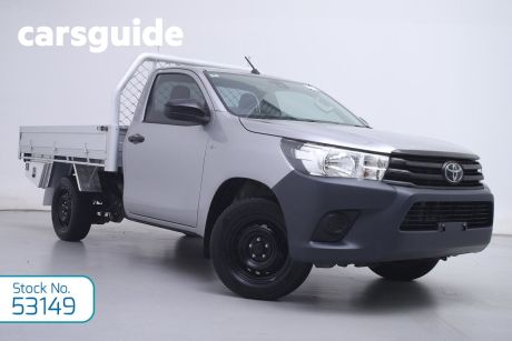 Silver 2019 Toyota Hilux Cab Chassis Workmate